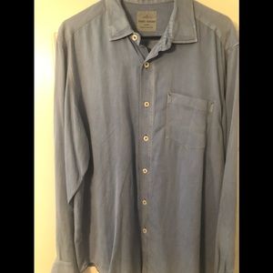Tommy Bahama Jeans Men’s L LS Shirt Great Shape
